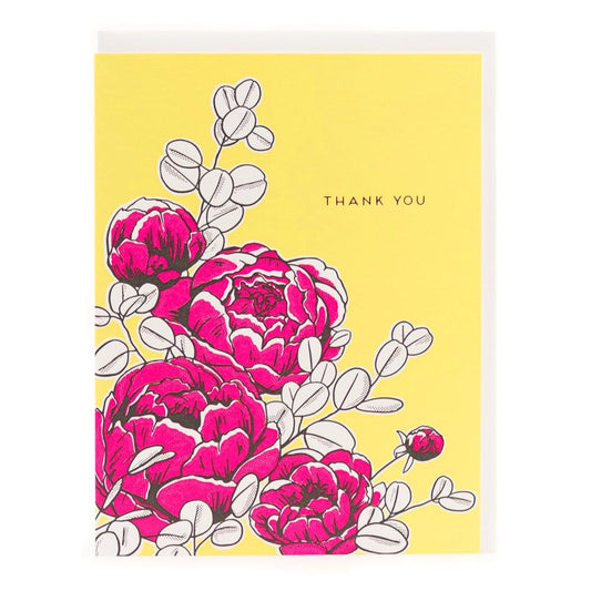 Peonies | Thank You Card