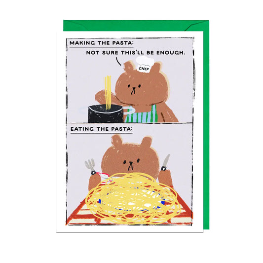 Pasta Bear | Blank Card