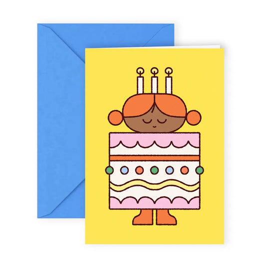 Yellow Cake | Birthday Card