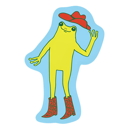 Yeehaw Froggy Sticker