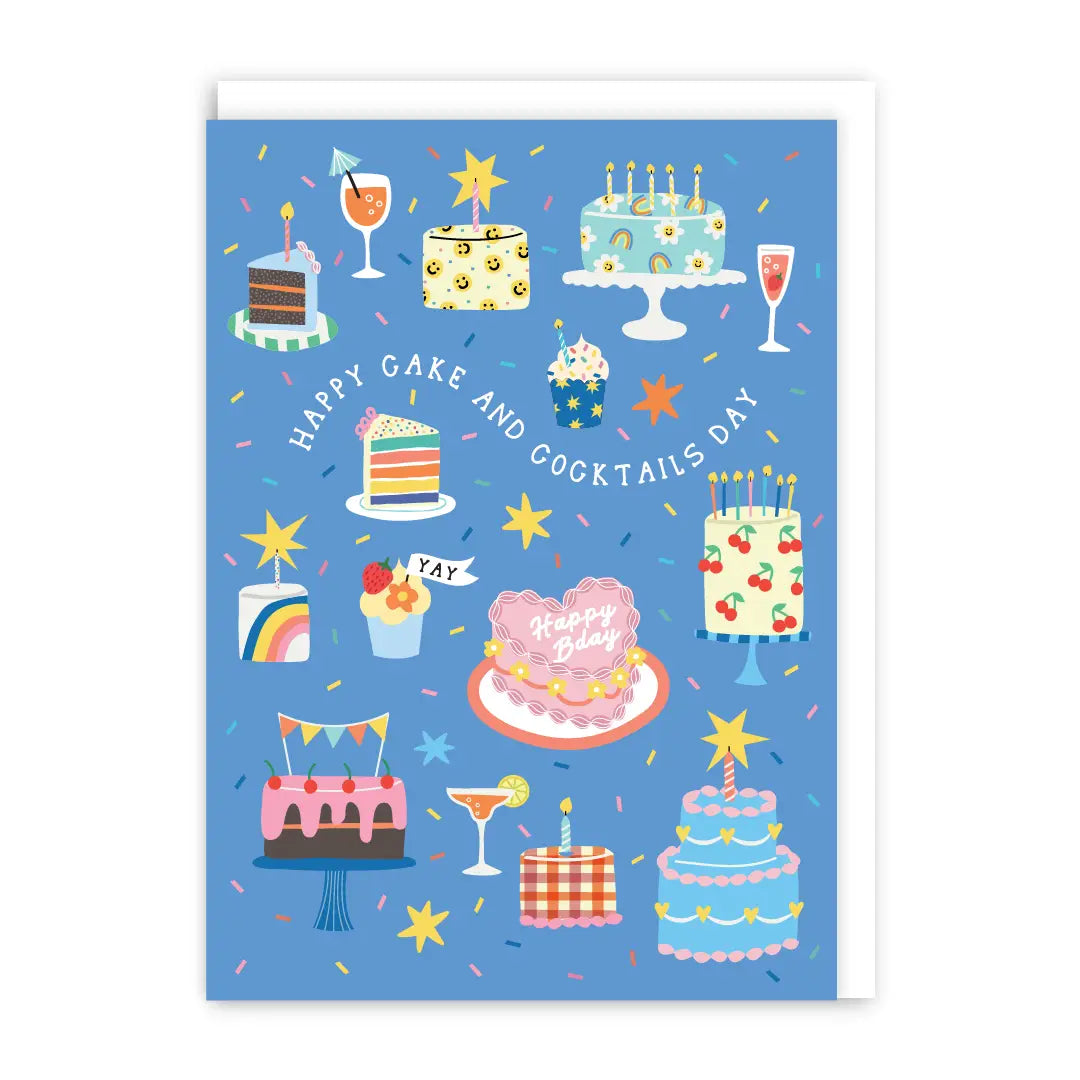 Cakes + Cocktails | Birthday Card