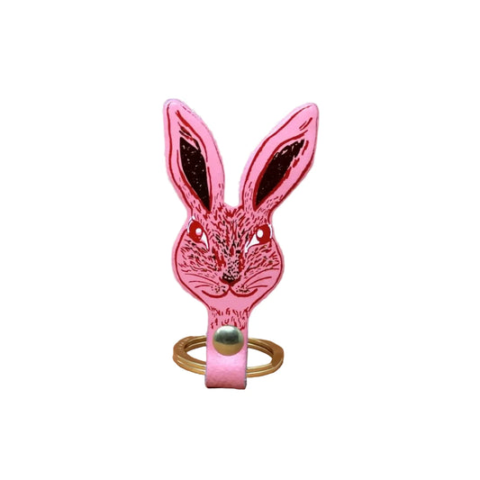 Pale Pink Bunny Keychain - Warm Gift Shop