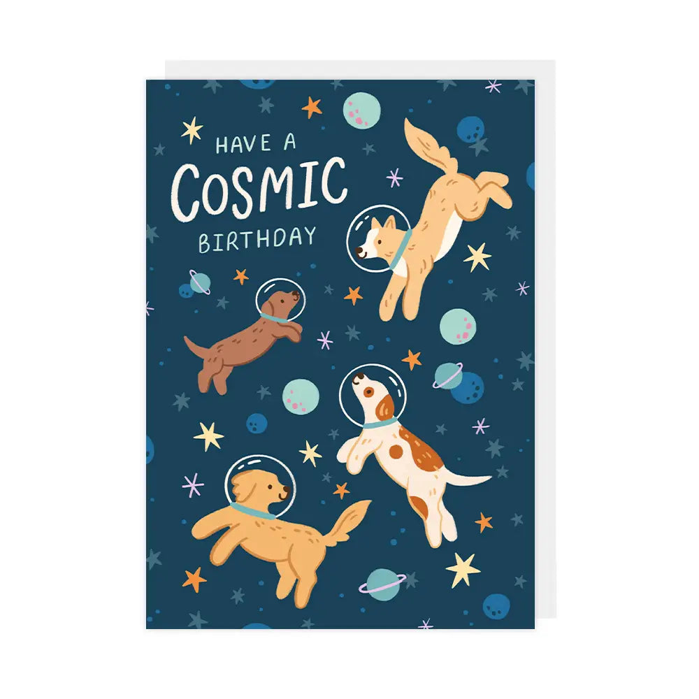Cosmic Dogs | Birthday Card
