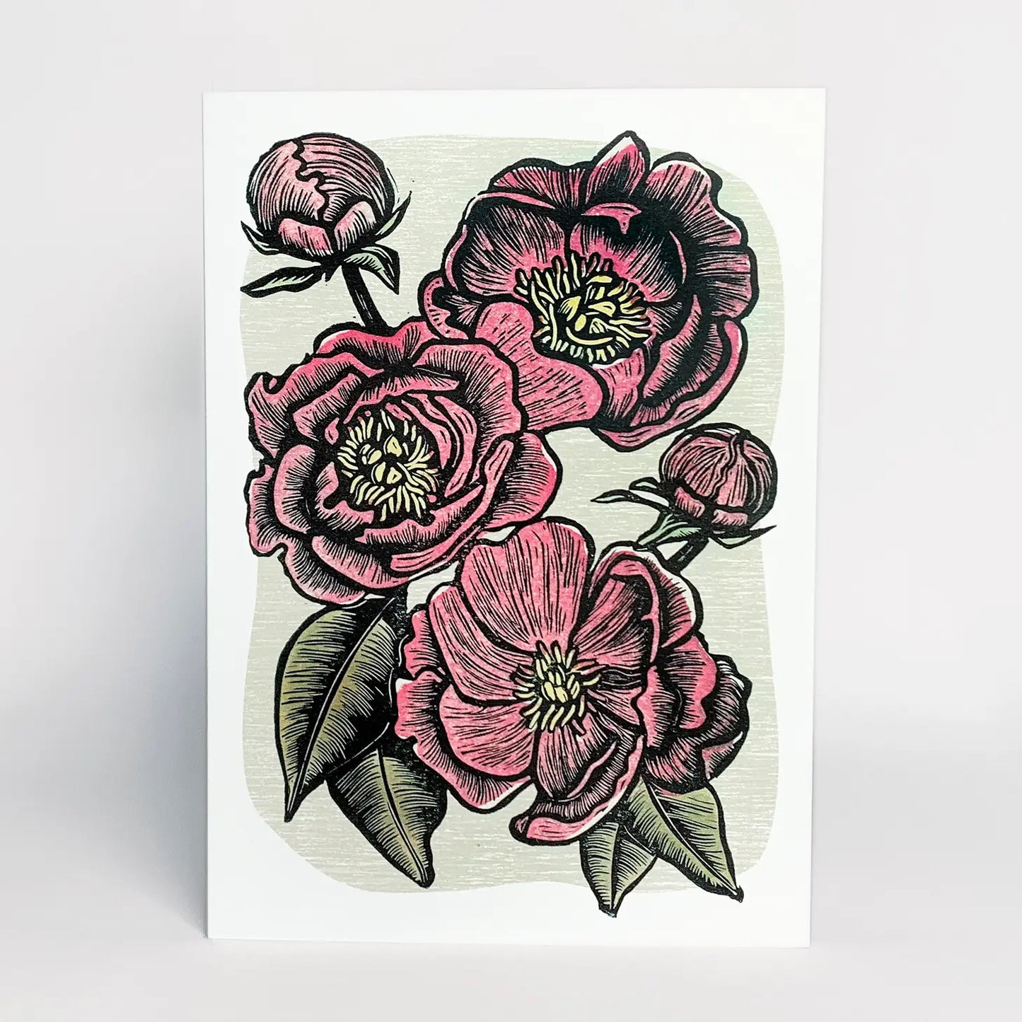 Peonies | Blank Card