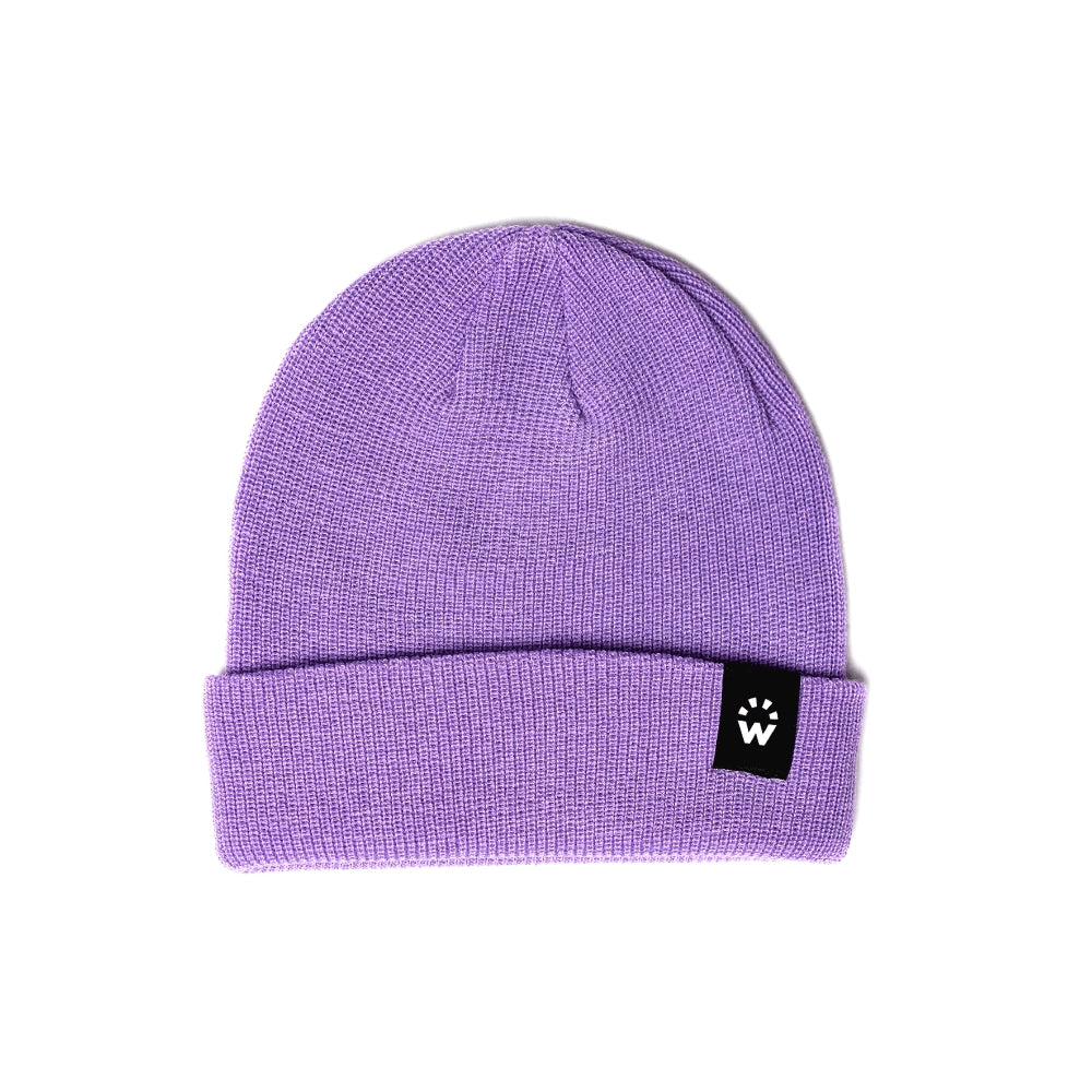 Merino Wool Blend Beanie | Mermaid Lilac