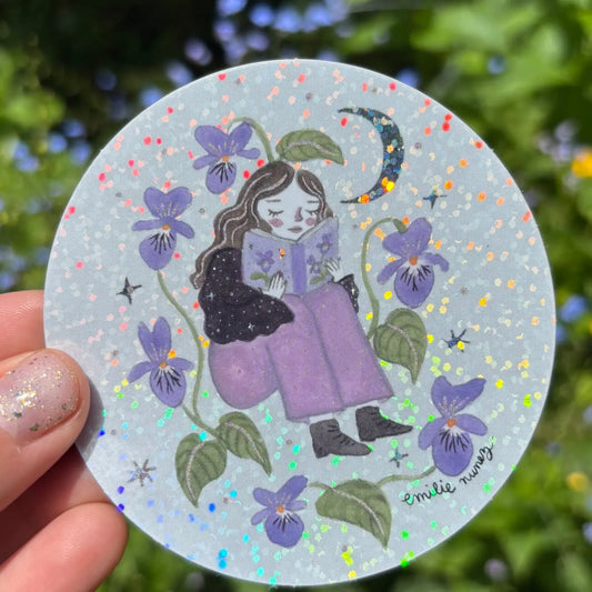 Fleur & Violets Sticker