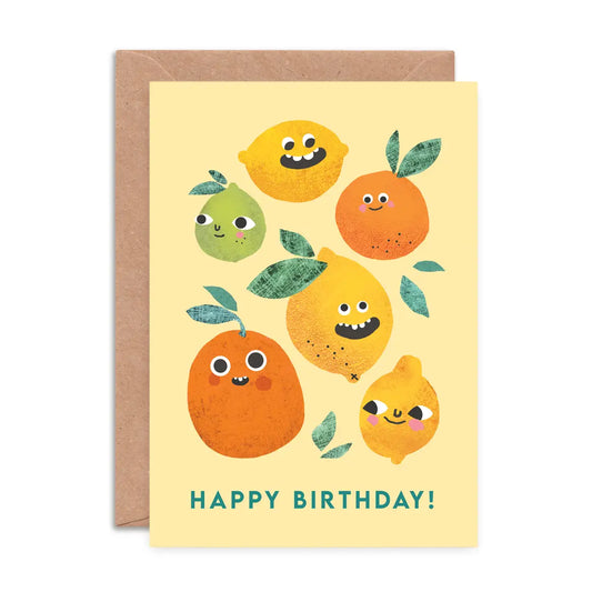 Lemon Faces | Birthday Card