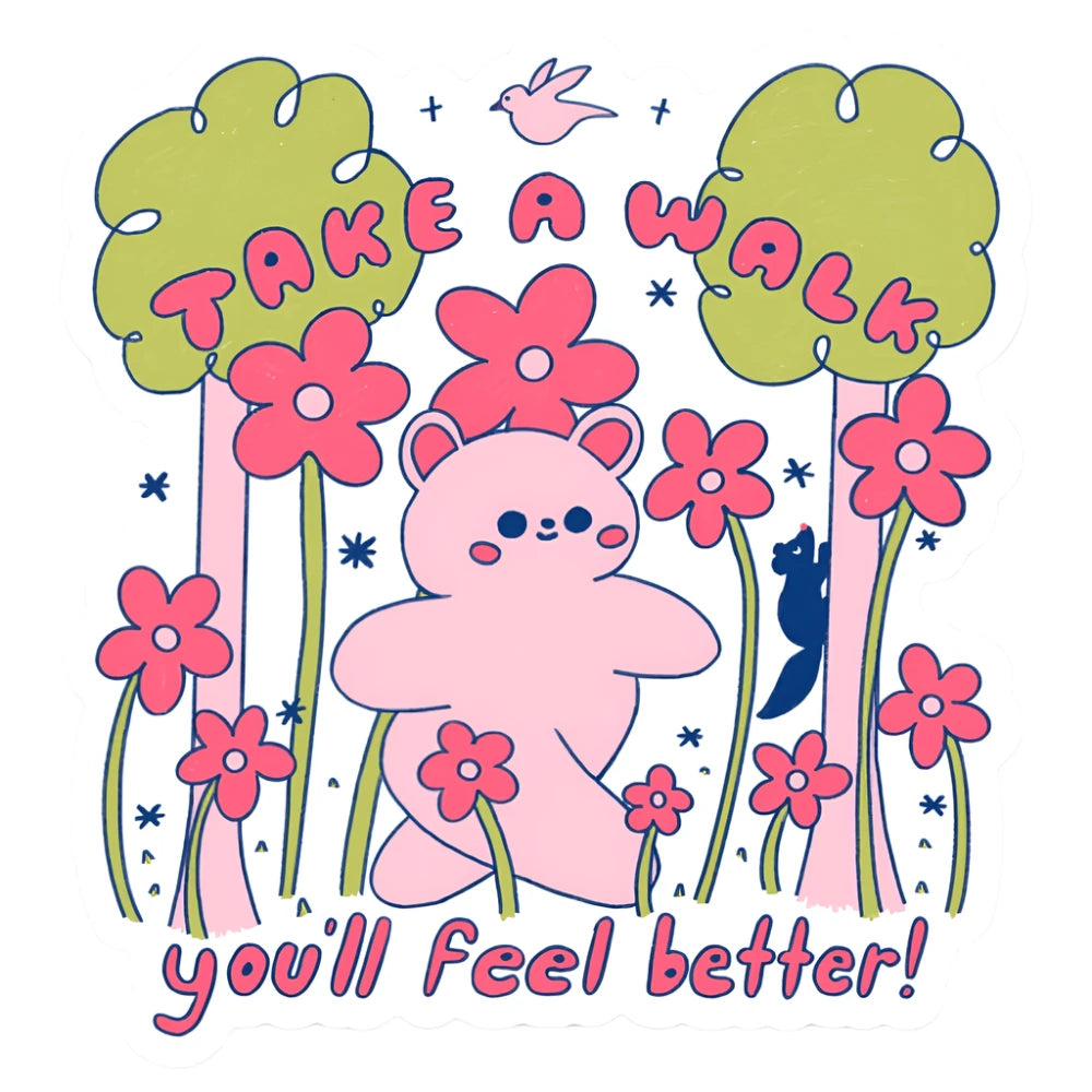 Take A Walk Sticker