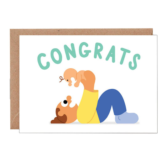 Congrats Baby | New Baby Card - Warm Gift Shop