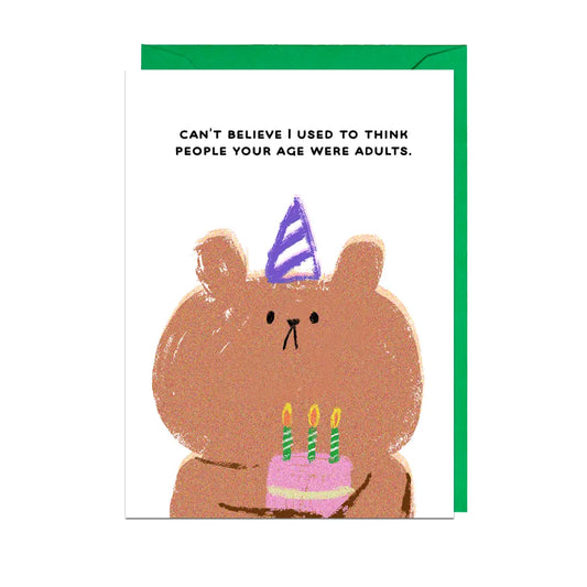 Adult Age | Birthday Card