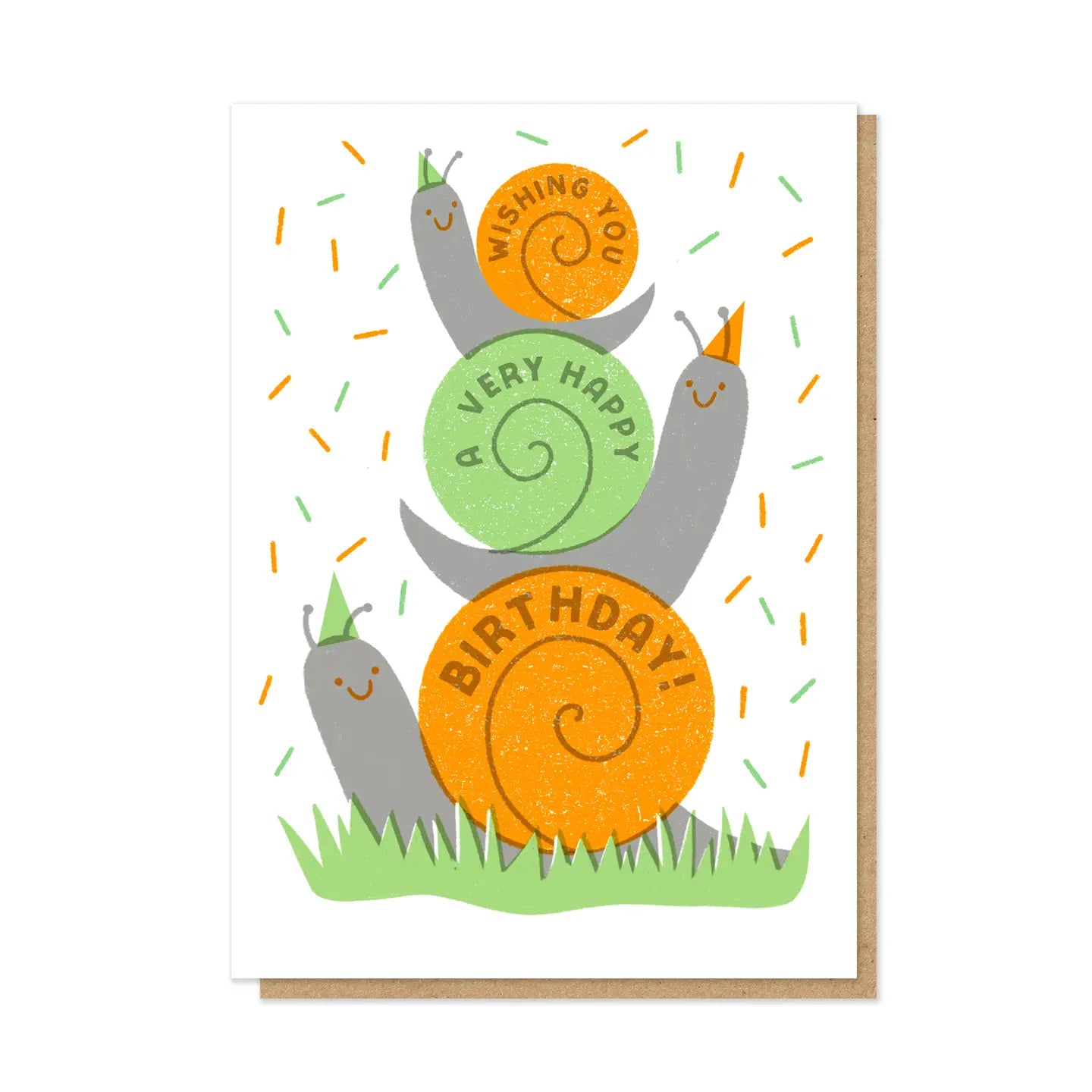 Snail Stack | Birthday Card - Warm Gift Shop