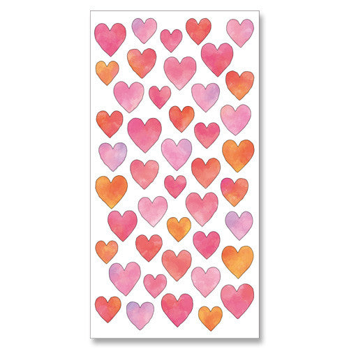 Sticker Sheet | Red Hearts