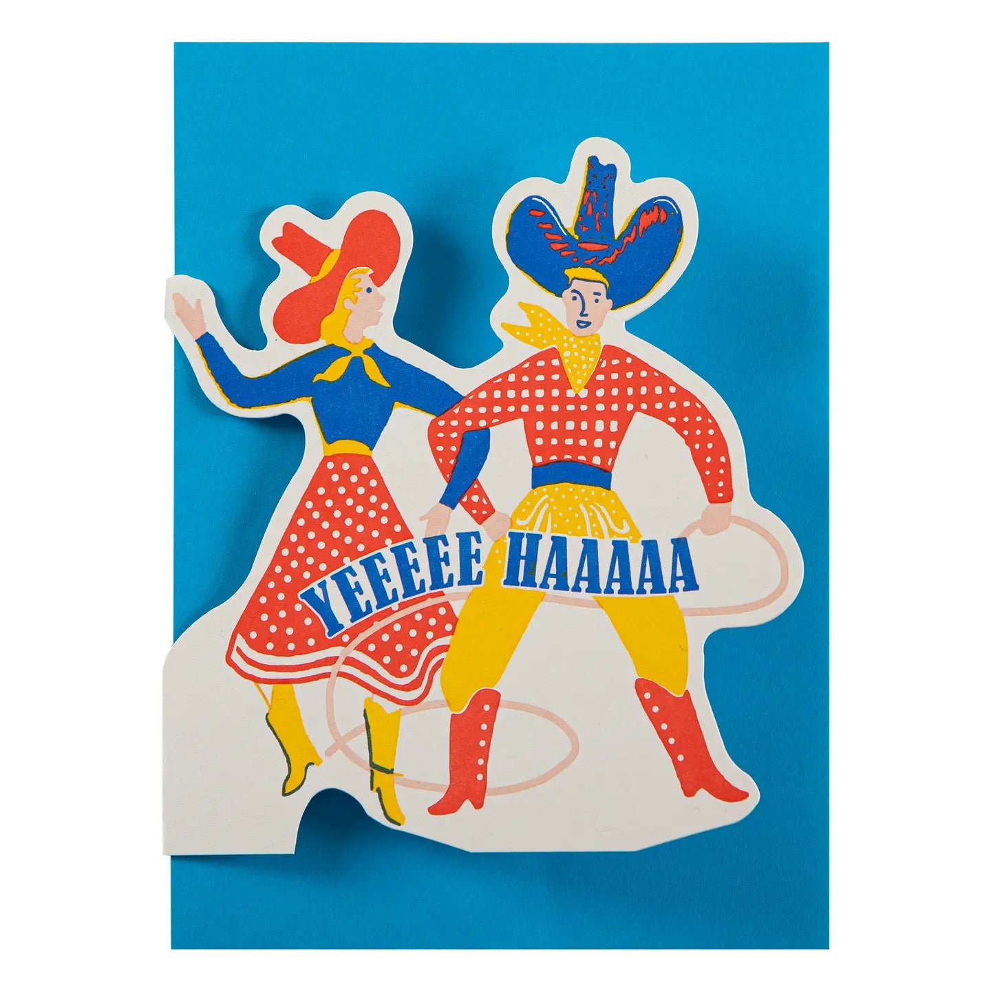 YeeHaw Couple | Die Cute Blank Card - Warm Gift Shop