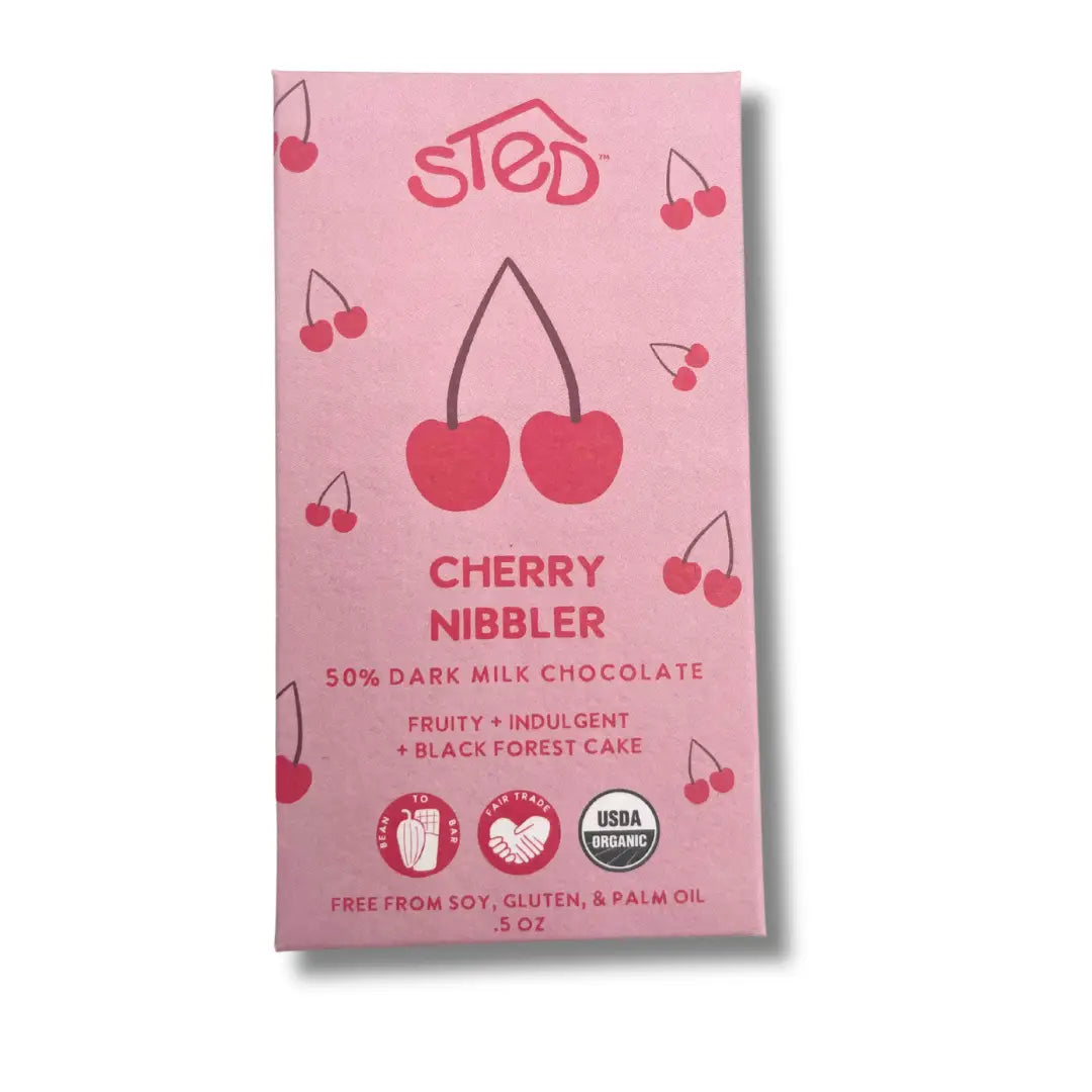 Sted Foods | Mini Cherry Nibbler Chocolate Bar