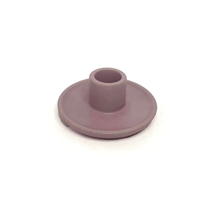 Mesa Concrete Candlestick Holder | Lavender