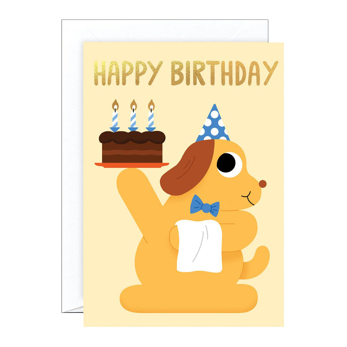 Happy Birthday Dog Cake | Birthday Card - Warm Gift Shop