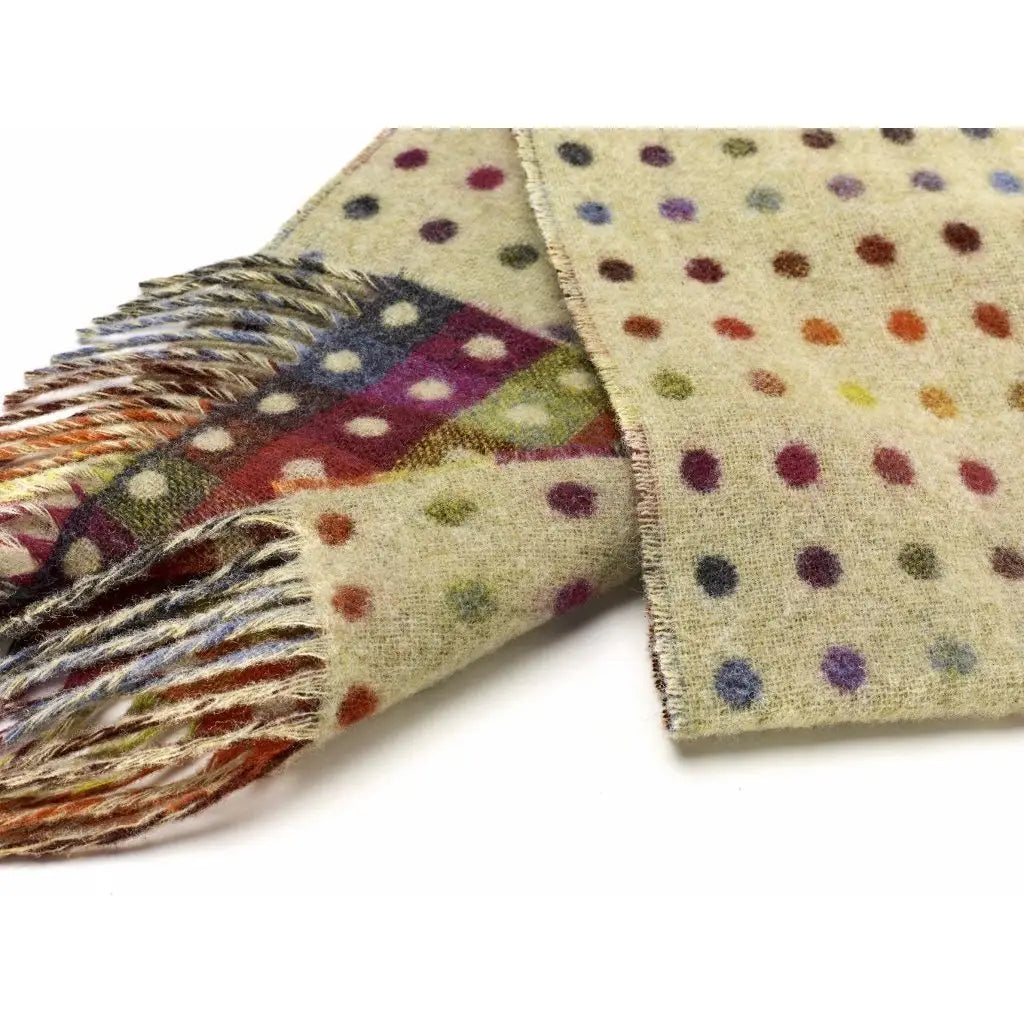 Bronte Moon | Spot Check Scarf Sage Multi