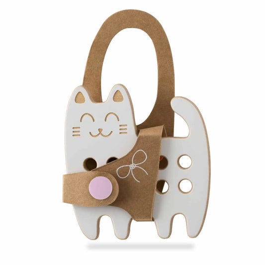 Small Wooden Lacing Toy | The Cat