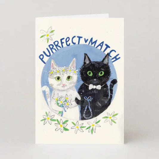 Purrfect Match | Wedding Card