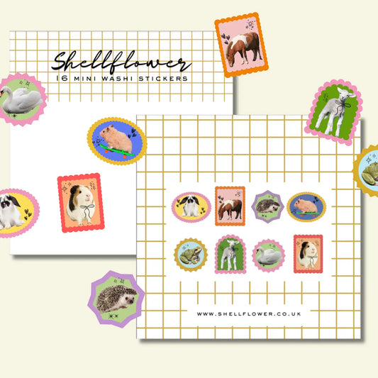 Animal Washi Sticker Flakes