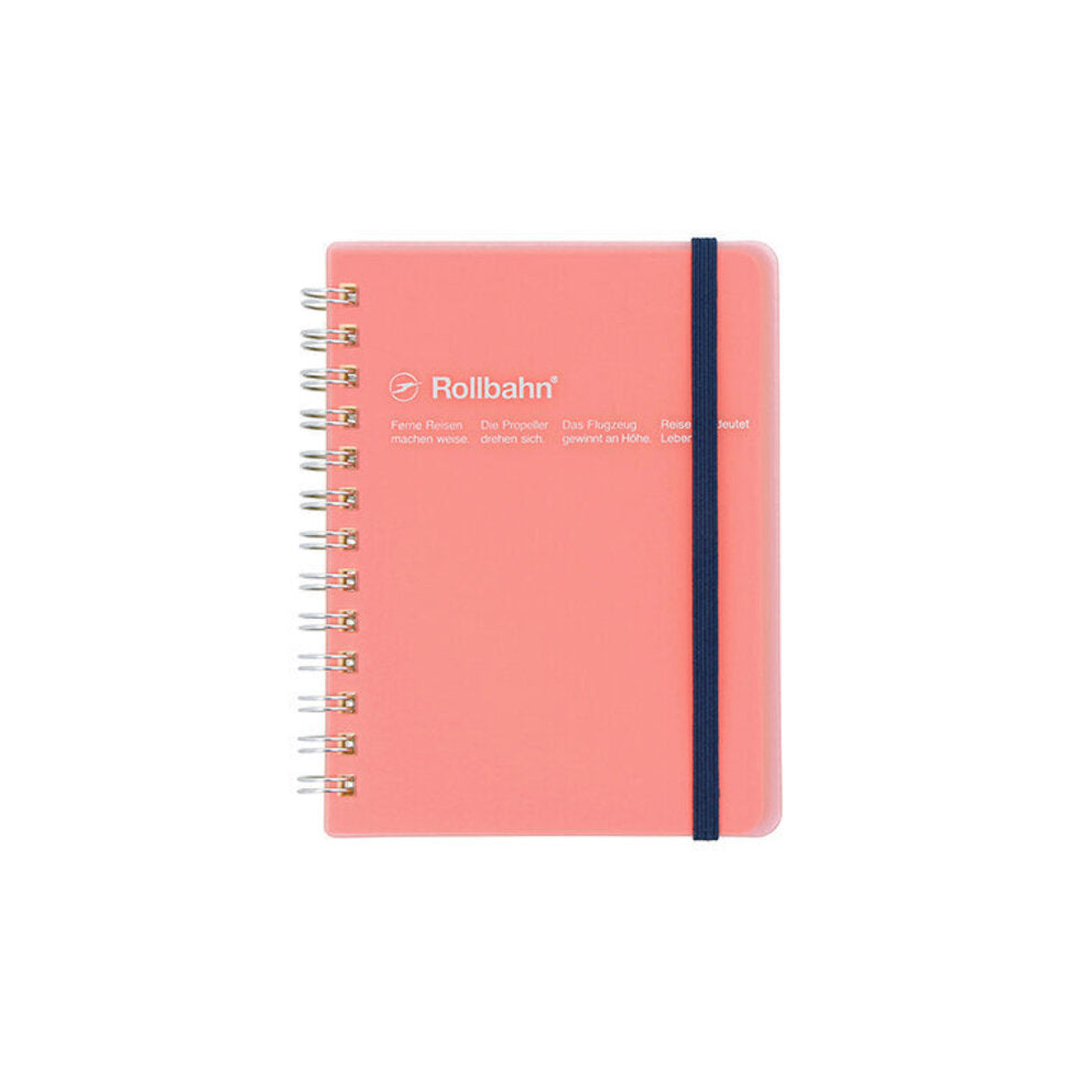 Rollbahn Notebook | Mini Clear Light Pink