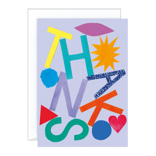 Thanks Embossed | Birthday Card - Warm Gift Shop