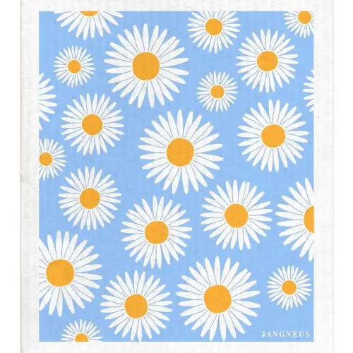 Swedish Dishcloth | Blue Daisy