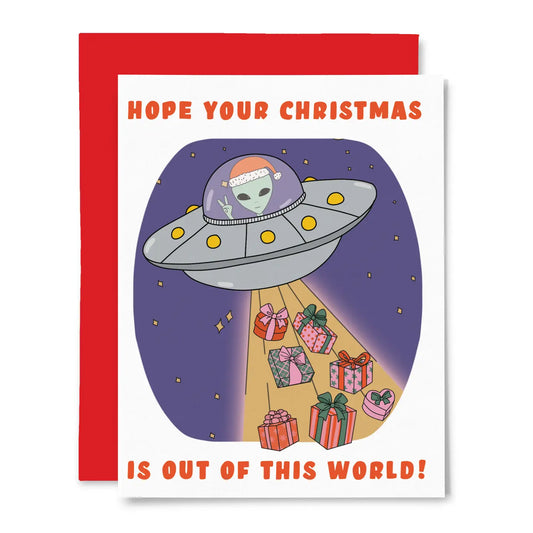 Alien Santa | Christmas Card