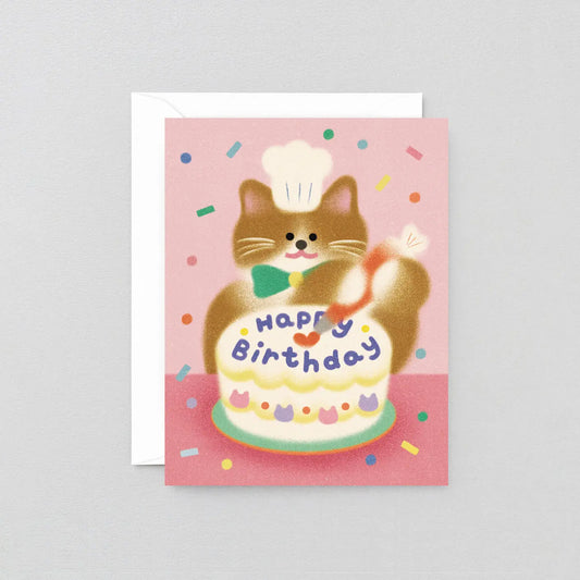 Baking Cat | Birthday Card