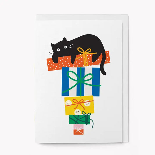 Cat Tower | Birthday Card