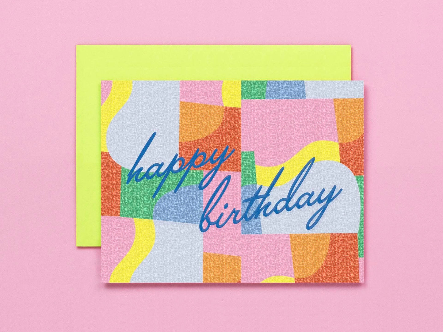 Abstract Static | Birthday Card