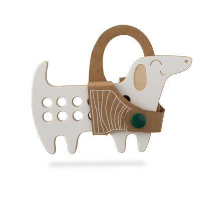 Small Wooden Lacing Toy | The Dachshund