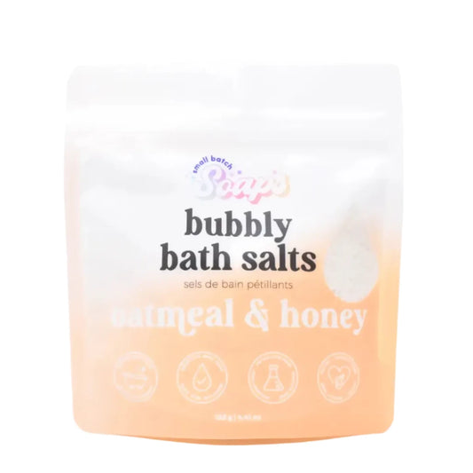 Bubbly Bath Salts | Oatmeal + Honey - Warm Gift Shop