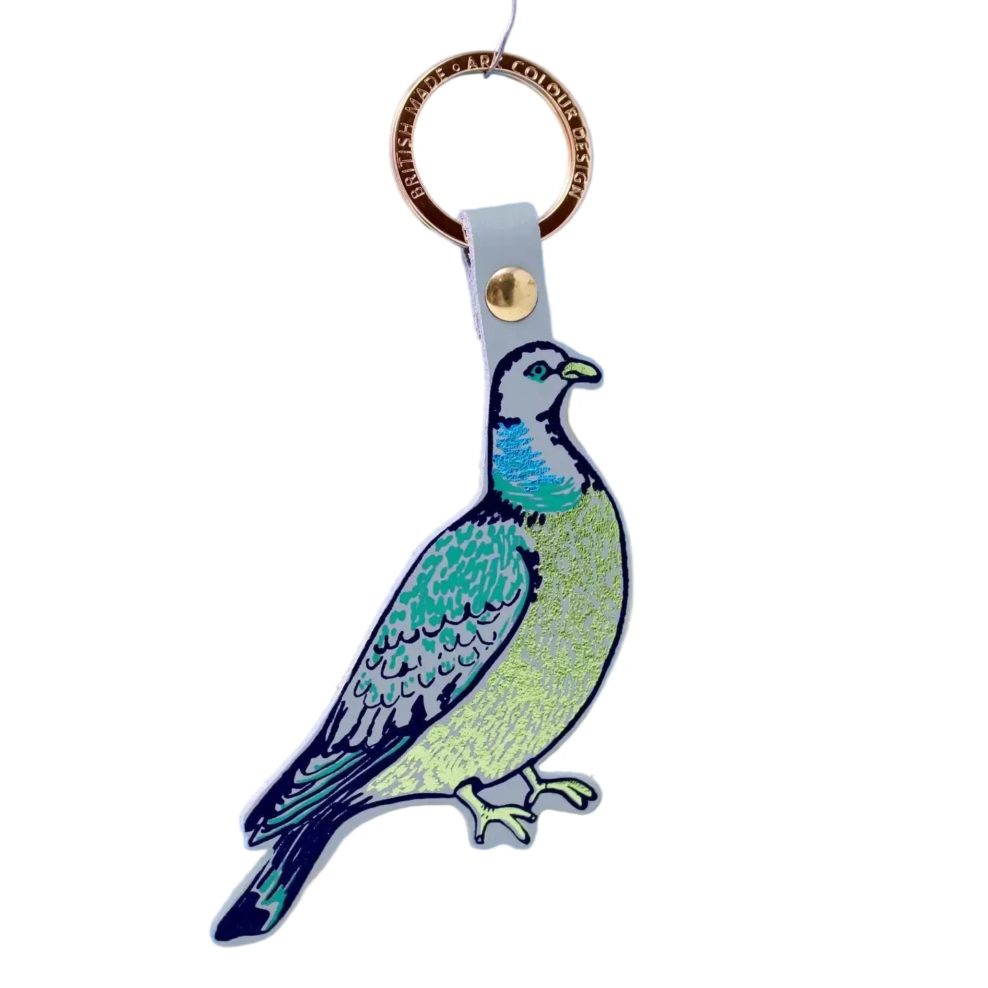 Feral Pigeon Keychain