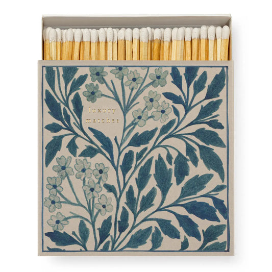 Archivist Gallery | Blue Floral Safety Matches