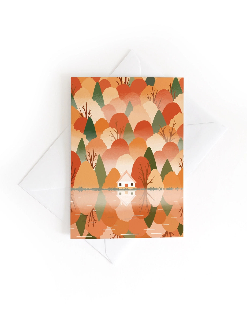 Autumn Lodge | Blank Card