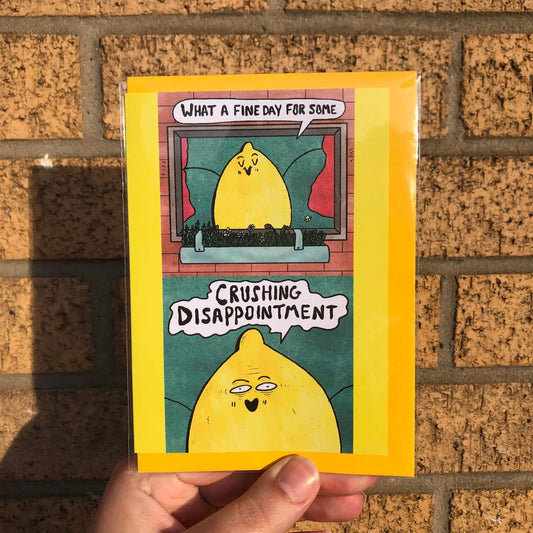 Bitter Lemon Comic | Blank Card