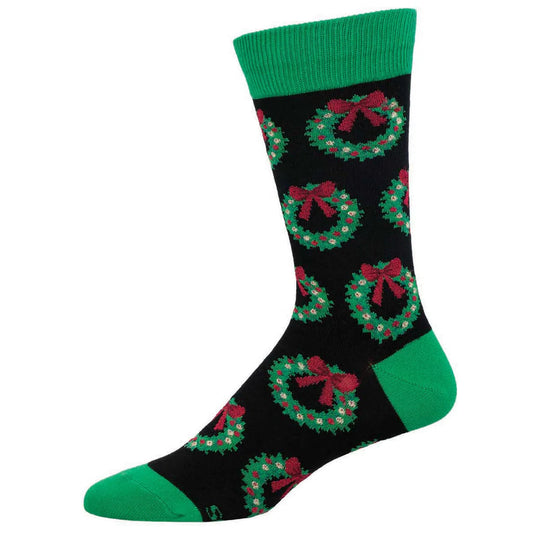 Men's Socks | Christmas Wreath