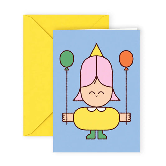 Blue Balloons | Birthday Card