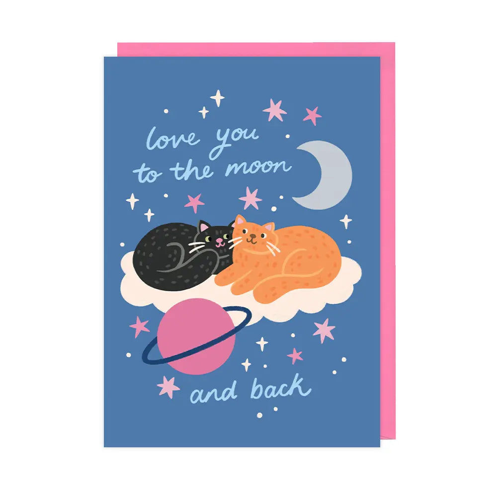 To The Moon + Back Cats | Love Card