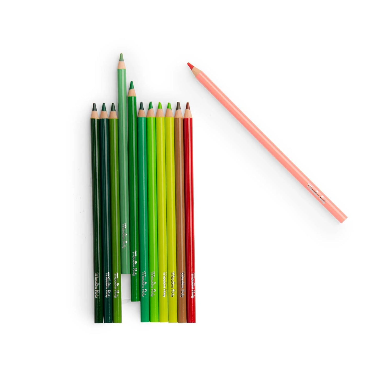 Set of 12 Colouring Pencils | Nature - Warm Gift Shop