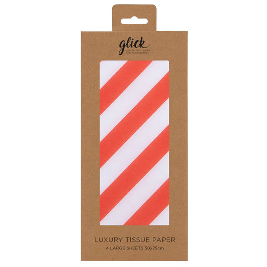 Tissue Paper Pack | Candy Cane Stripe