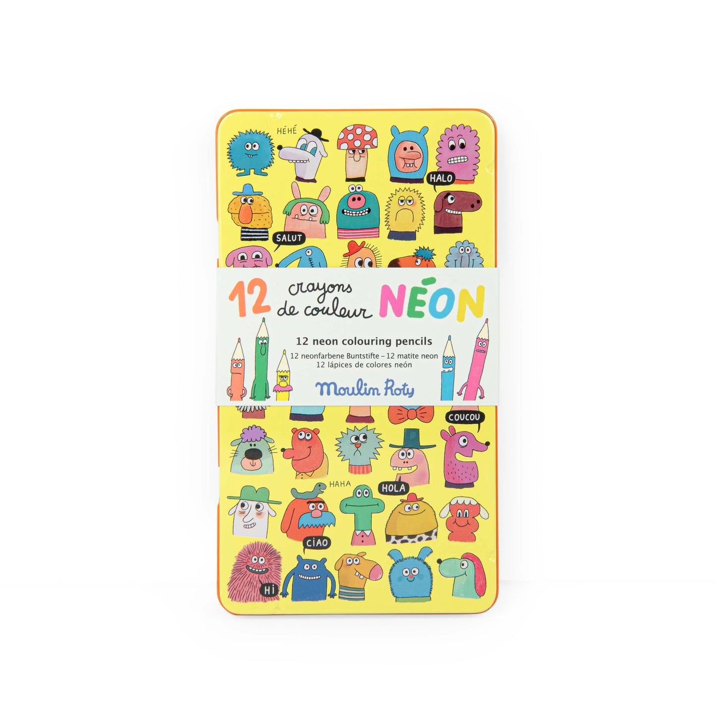 Set of 12 Colouring Pencils | Neon - Warm Gift Shop