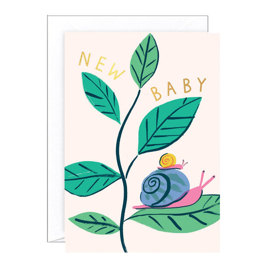 New Baby Snails | New Baby Card - Warm Gift Shop