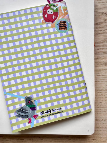 Gingham Sticker Keeper Book