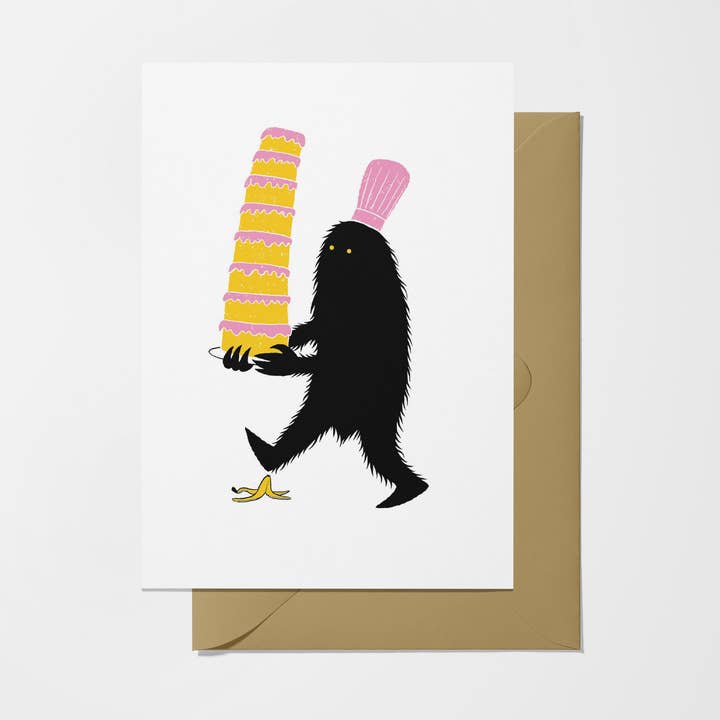 Banana Cake | Birthday Card
