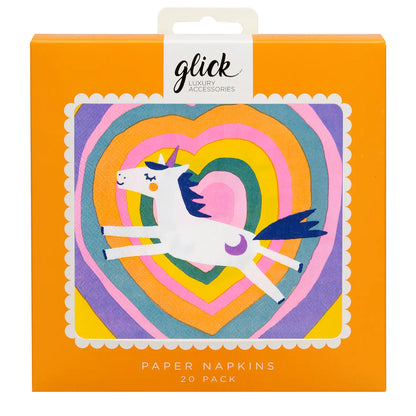 Paper Napkins | Unicorn Rainbow