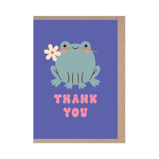 Cute Frog | Thank You Card