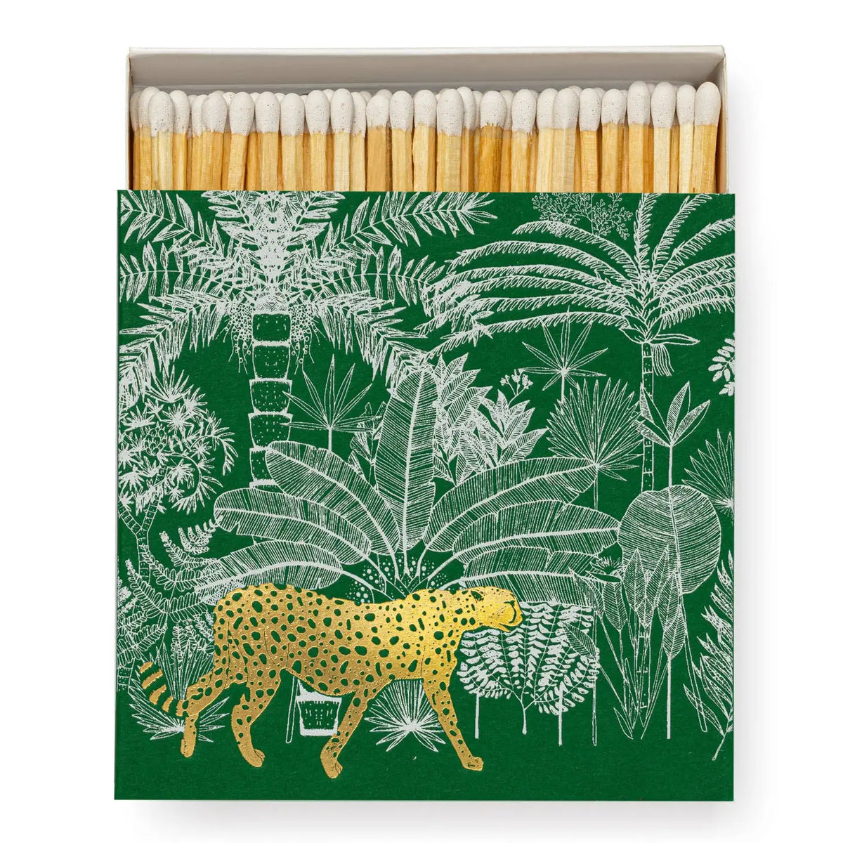 Archivist Gallery | Green Cheetah in Jungle Safety Matches
