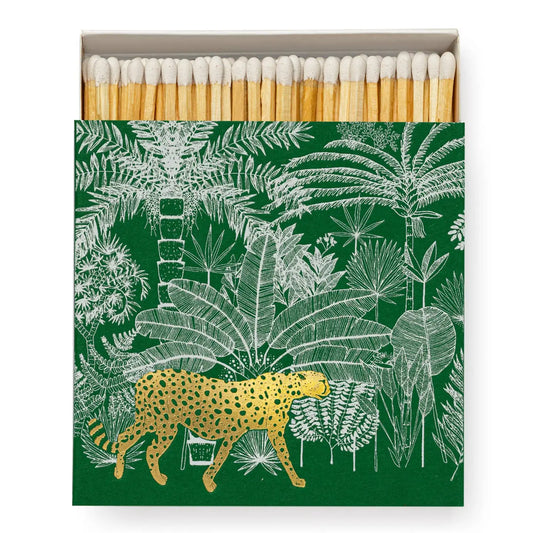 Archivist Gallery | Green Cheetah in Jungle Safety Matches